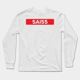 Carlos Sainz 55 - Driver Tag #3 Long Sleeve T-Shirt